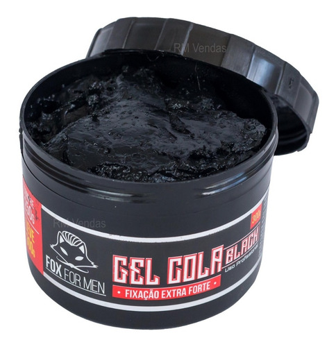 Gel Cola Black Fox For Man 300g Extra Forte 1un