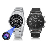 Reloj Espia Con Camara Ir Vision Nocturna Fullhd 1080p De 8gb Foto Y Video Con Audio Modelo 2 De Gogo Electronics Color Piel Negro