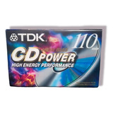 Cassete Grabable Tdk, High Bias, Cd Power, 110 Min. 