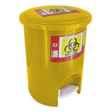 Bote Con Pedal Cesto Para Desechos 21 Litros Amarillo Rpbi