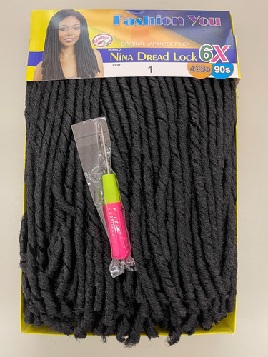 Cabelo Nina Softex Pacotão 428g 6x 90s Em 1 Crochet Braid