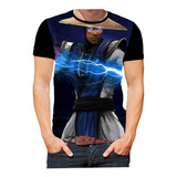 Camiseta Personalizada Preta Jogo Luta Mortal Kombat 05