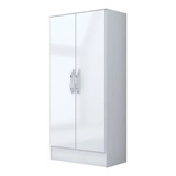 Guarda Roupa Multiuso B14 02 Portas Com Pés Branco - Briz