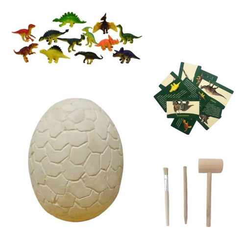 Kit De Excavación De Huevos De Dinosaurio Jumbo Egg Unearth,