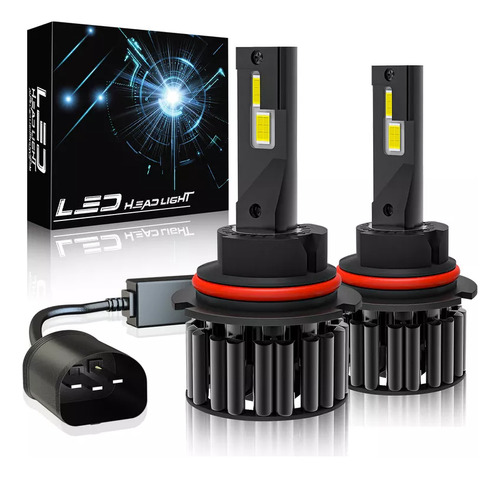 Kit De Faros Led 9007 Delanteros  De Luces Canbus Bombillas