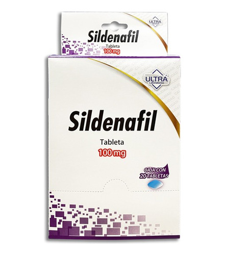 Sildenafil 100 Mg Con 20 Tabletas Generico 