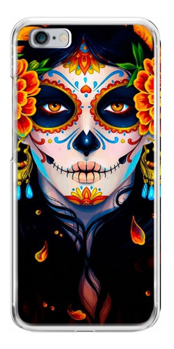 Capinha De Celular Compatível Caveira Catrina Mexicana 2