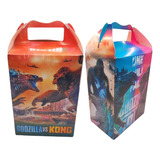 30 Caja Dulcera/lonchera Godzilla Vs Kong.30 Niños.fiesta