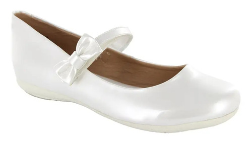 Coqueta Zapato Casual Para Niña En Color Blanco | Meses sin interés