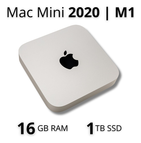 Apple Mac Mini 2020 | M1 3.2ghz | 16gb Ram | 1tb Ssd | Usado