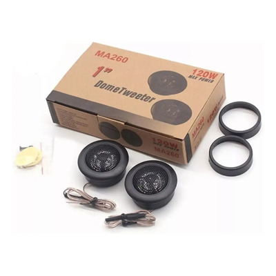 Bocinas Tweeters Carbon Audio 1 Con Crossover Para Carros 2p Color Negro | Meses sin interés