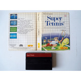 Cartucho Master System Super Tennis Capa E Estojo Original