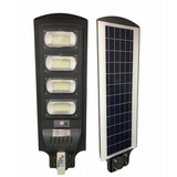 Lámpara Led Solar 120w Con Control Remoto Y Sensor