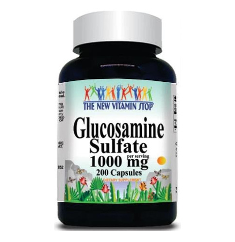  Vitamins Because | Glucosamine Sulfatei 1000mg I 200 Caps