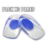 Pack X3 Plantilla Zapato Silicona Taloneras Espolon Calcaneo
