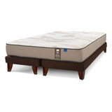 Cama Europea Flex Dual Sensity King Color Marrón