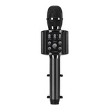 Mlab Mic Karaoke Lil Voice 2 Led Soporte Metal Black