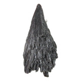 Pedra Cianita Negra Vassoura Bruxa Cristal Natural Bruta