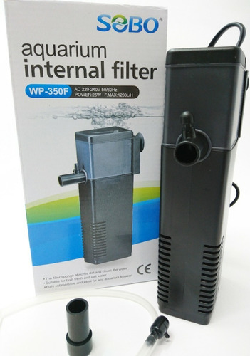 Filtro Interno Sobo Wp 350f Acuarios 1200 L/h Pecera