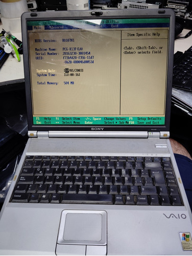 Notebook Sony Vaio Pcg-9p2g Pcg-k13f Enciende 