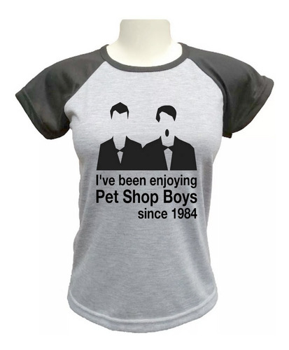 Camiseta Babylook Pet Shop Boys 1984