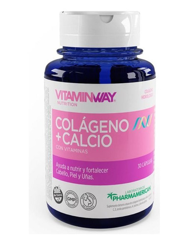 Colageno + Calcio C/ Vitaminas  Vitamin Way X 30