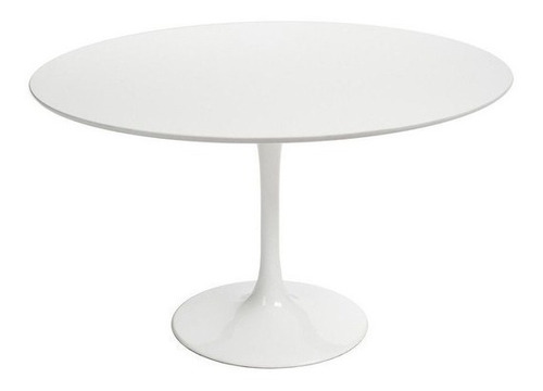 Mesa Tulip Saarinen Nanoglass 90x75 Redonda