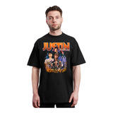 Justin Bieber - Música - Pop - Cantante - Collage - Polera