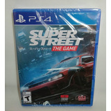Super Street The Game ¡juegazo De Carreras! Nuevo Físico Ps4