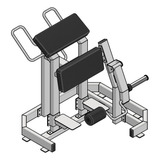 Plano Para Fabricar Maquina De Gym. Curl Femoral De Pie. 