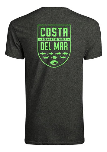 Costa Del Mar Camisa De Manga Larga Species Shield Para Homb