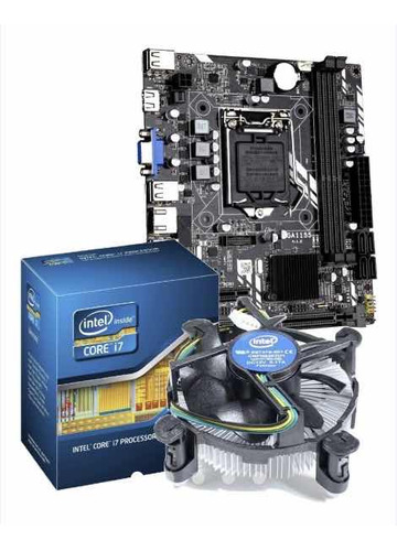 Kit Gamer I7 3770 3.9ghz + Placa B75 1155 +cooler