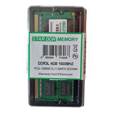 Memoria Ram 4gb Ddr3 1600mhz Pc3l-12800s Cl11 Notebook