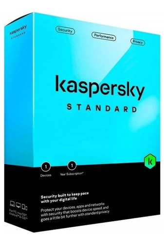 Kaspersky Standard 2023 1 Dispositivo 1 Año Base Descarga Digital