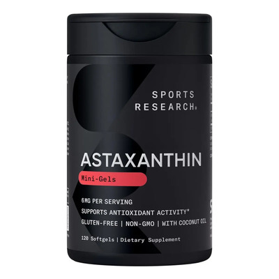 Suplemento en cápsula Sports Research Suplemento Antioxidante de Astaxanthin de 120 un | MercadoLibre