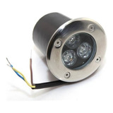 Foco Led Piso 3w Exterior Embutido Luz Calida / Fria