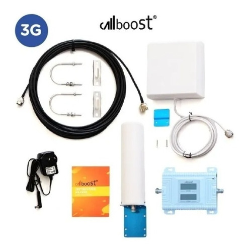 Kit Callboost Amplificador Celular 3g Cb70w-b2b5k Cable 20m