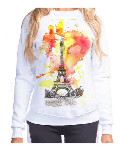 Sudadera Sweater Paris Bello Otoño Francia Torre Eiffel Unsx