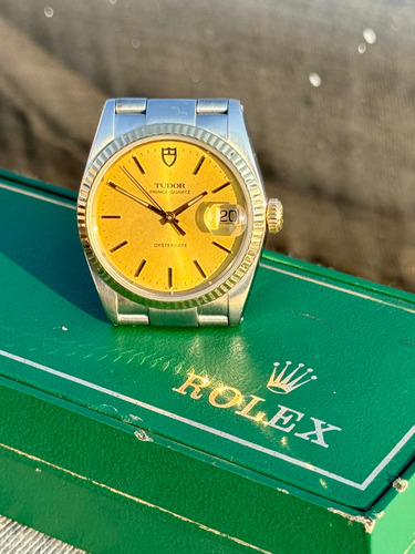Reloj Tudor Oyster Date By Rolex Acero Oro Quarz Original