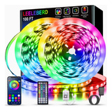 Luces Led Rgb Para Cuartl Habitación Con Bluetooth 