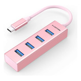 Lention 4 En 1 Usb C Hub, 4 Puertos Usb 3.0, Adaptador Multi