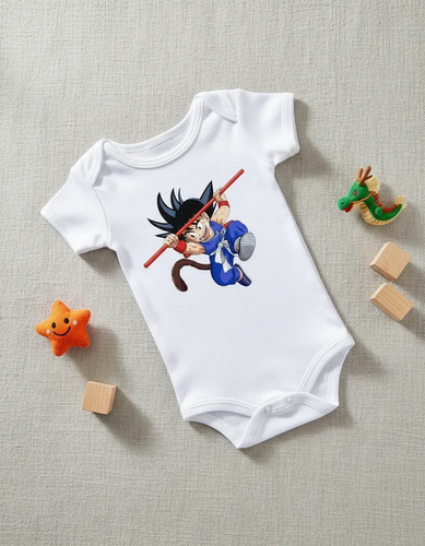 Pañalero Dbz Dragon Ball Goku Gohan Traje Azul Varias Tallas | Meses sin interés