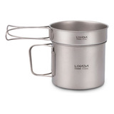 Kit De Cocina Titanium Cup Para Acampar Ultraligero Con Lixa