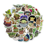 Baby Yoda - Set De 50 Stickers / Calcomanías / Pegatinas