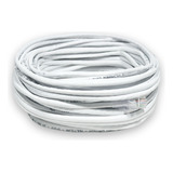 Cabo De Rede Branco 100% Cobre Cat5e 10 Metros 24awg 4 Pares