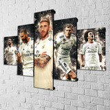 Cuadro Real Madrid Personalizado Moderno Mosaico Futbol