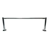 Araras De Parede Aço Inox Loja Roupa Cabide Reforçada - 80cm