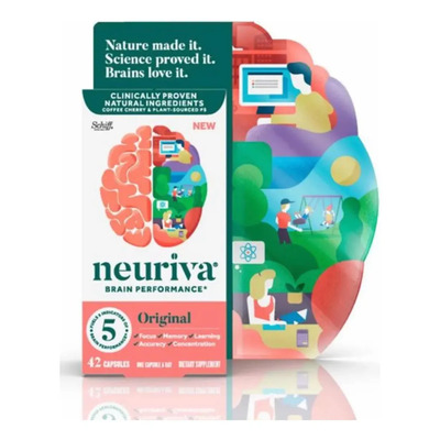 Neuriva Brain Performance (42 Cápsulas) Hecho En Usa Sabor Sin Sabor | Meses sin interés