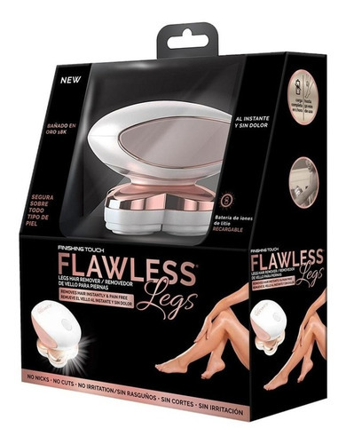 Flawless Legs Removedor Vello Piernas Finishing Color Blanco