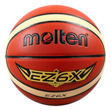 Balón Baloncesto Molten Ez7x Bg7x-ez, Piel Sintética Color Ez6x Tamaño 6
